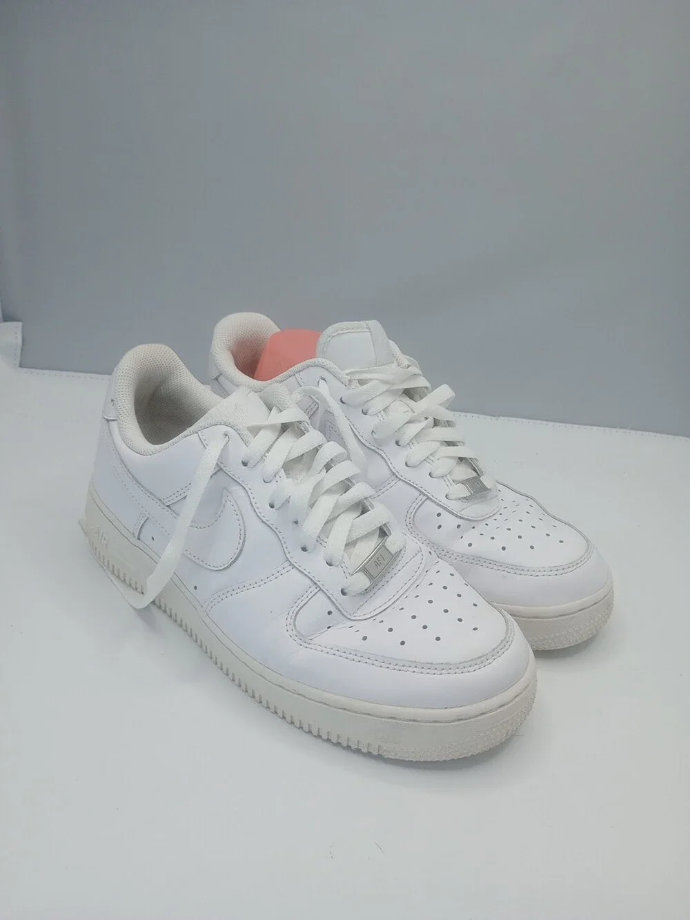 2019 Nike Air Force 1 Triple White ‘07 315122-111 Size 8 Low Top Sneakers Shoes